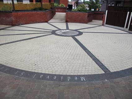 Ipswich Historic Lettering: Barnard Square Paving