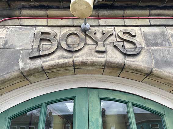 Ipswich Historic Lettering: Clifford Road School