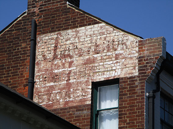Ipswich Historic Lettering: Grosvenor Hotel Felixstowe Rattee's Grocery