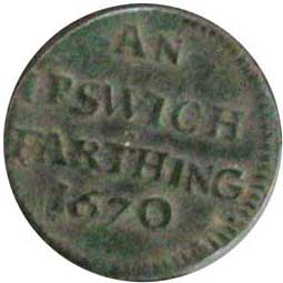 Ipswich Historic Lettering: St Mary at Quay farthing