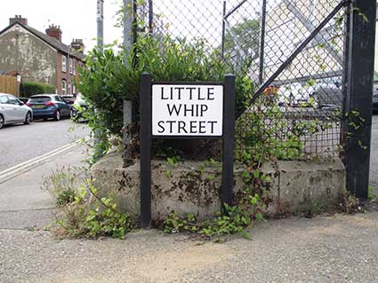Ipswich Historic Lettering: Little Whip Street sign 2026