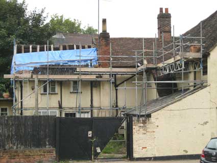 Ipswich Historic Lettering: Old Bell repair 2014