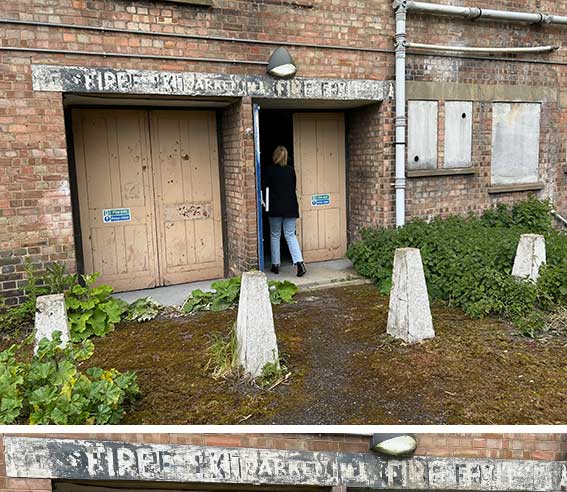 Ipswich Historic Lettering: Regent Theatre fire exit