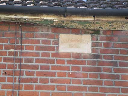 Ipswich Historic Lettering: Rosehill houses: Alpha Place 1