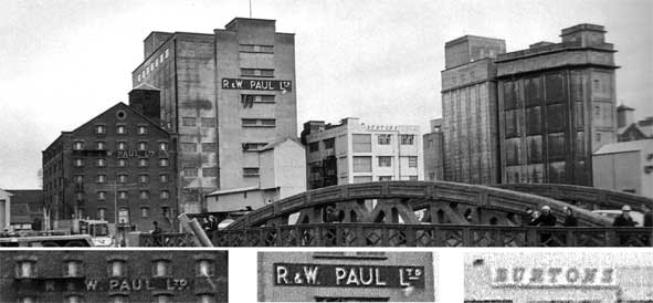 Ipswich Historic Lettering: R&W Paul maltings 1982