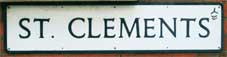 Ipswich Historic Lettering: St Clements small 1