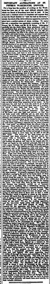 Ipswich Historic lettering: Workhouse article 1880